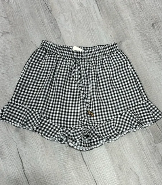 Gingham Ruffle Short