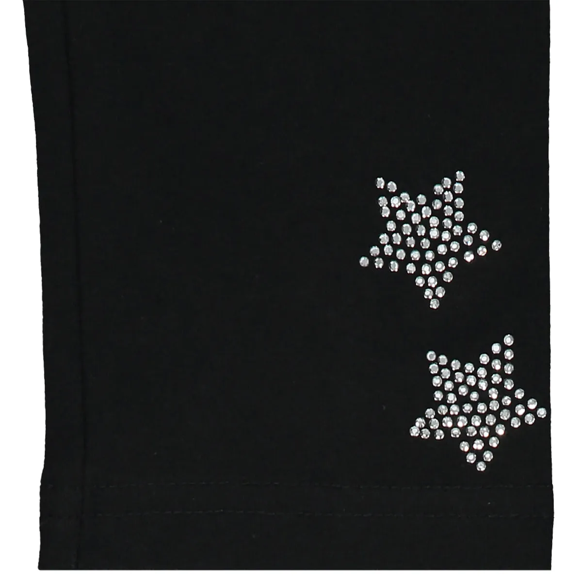 Girls Black Cotton Leggings