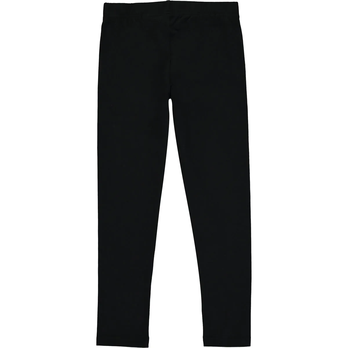 Girls Black Cotton Leggings
