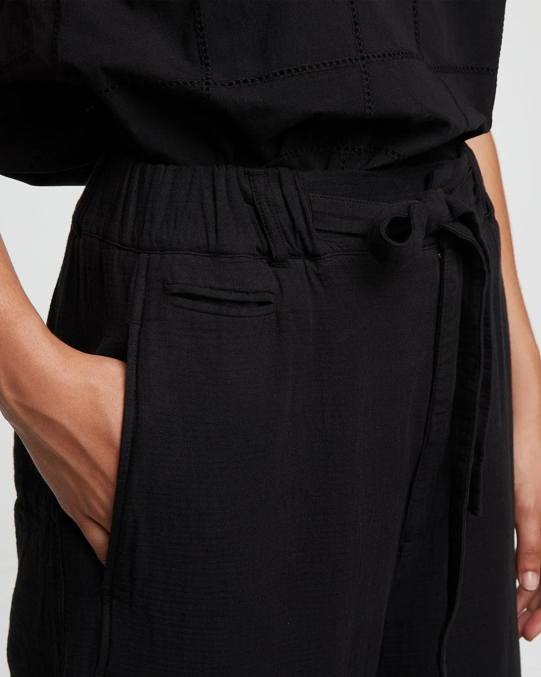 Girls of Dust -  Pashna Pants Double Cotton Black