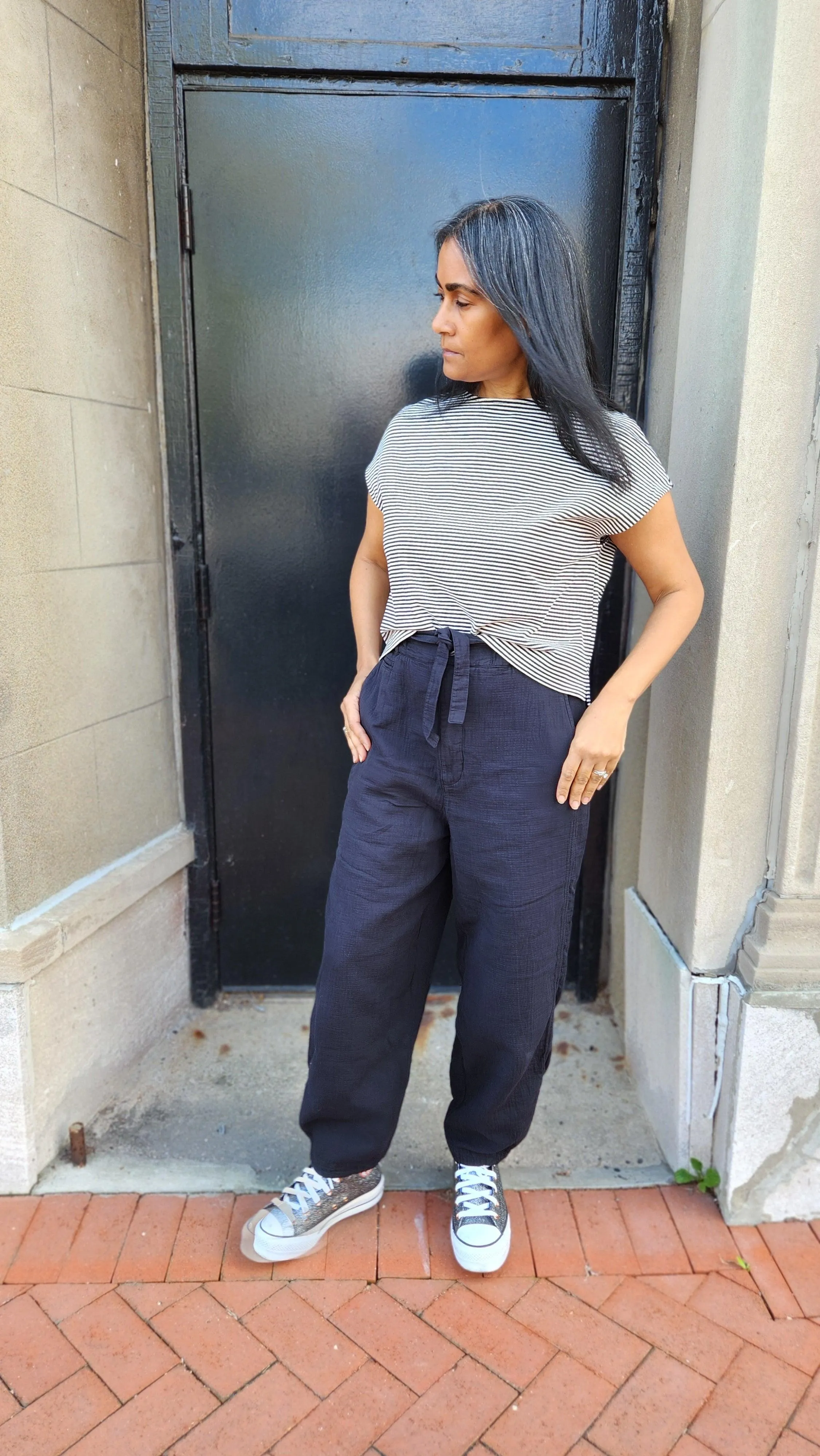 Girls of Dust -  Pashna Pants Double Cotton Black