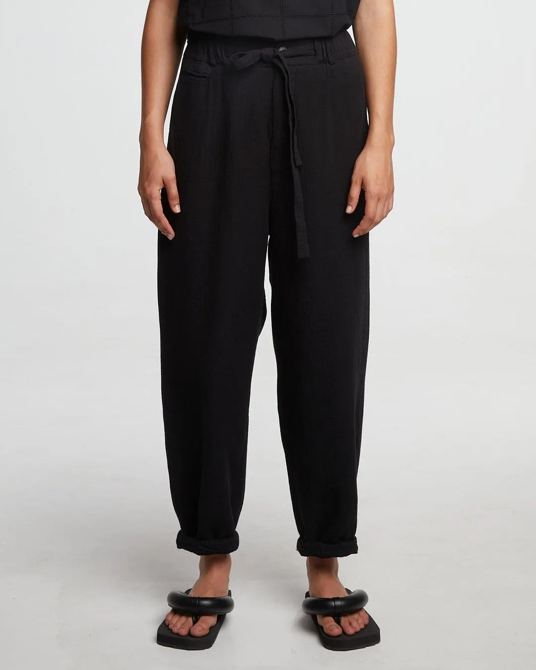 Girls of Dust -  Pashna Pants Double Cotton Black