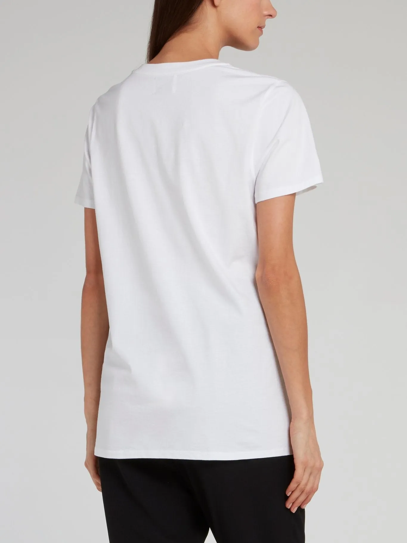 Giselle White Studded T-Shirt