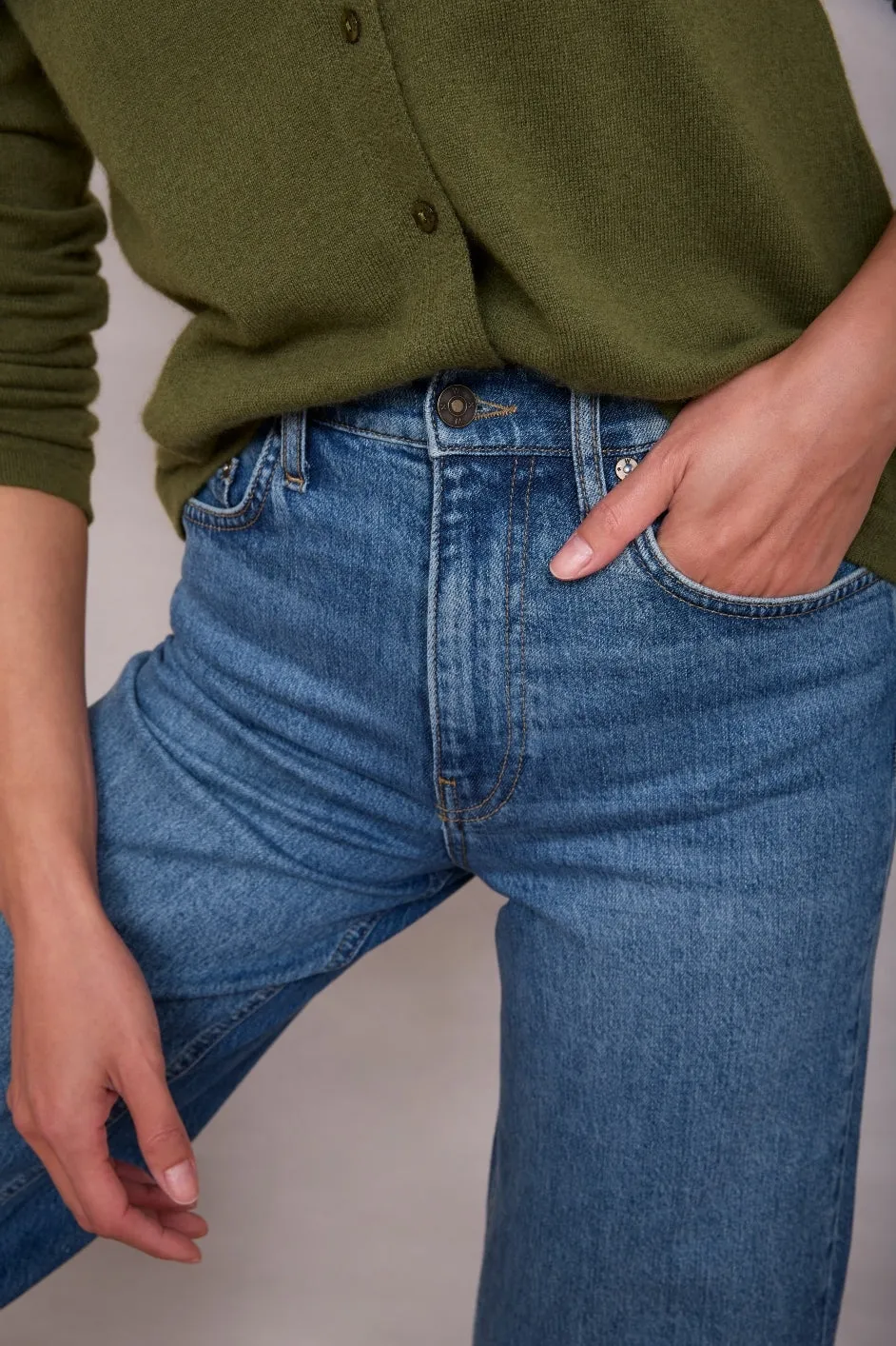 Grace Wide Straight Leg Jean - Mid Vintage
