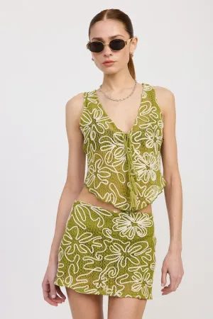 Green Sahara Top