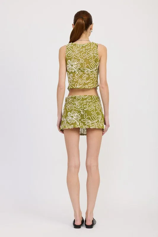 Green Sahara Top