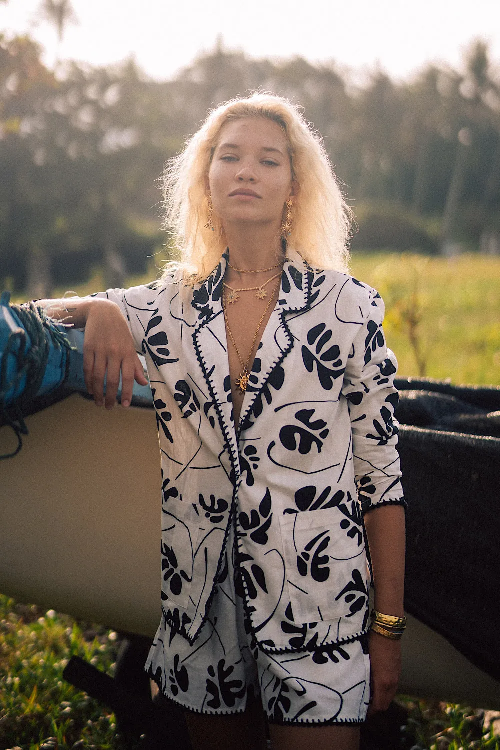 Have A Little Mercy Linen Shorts