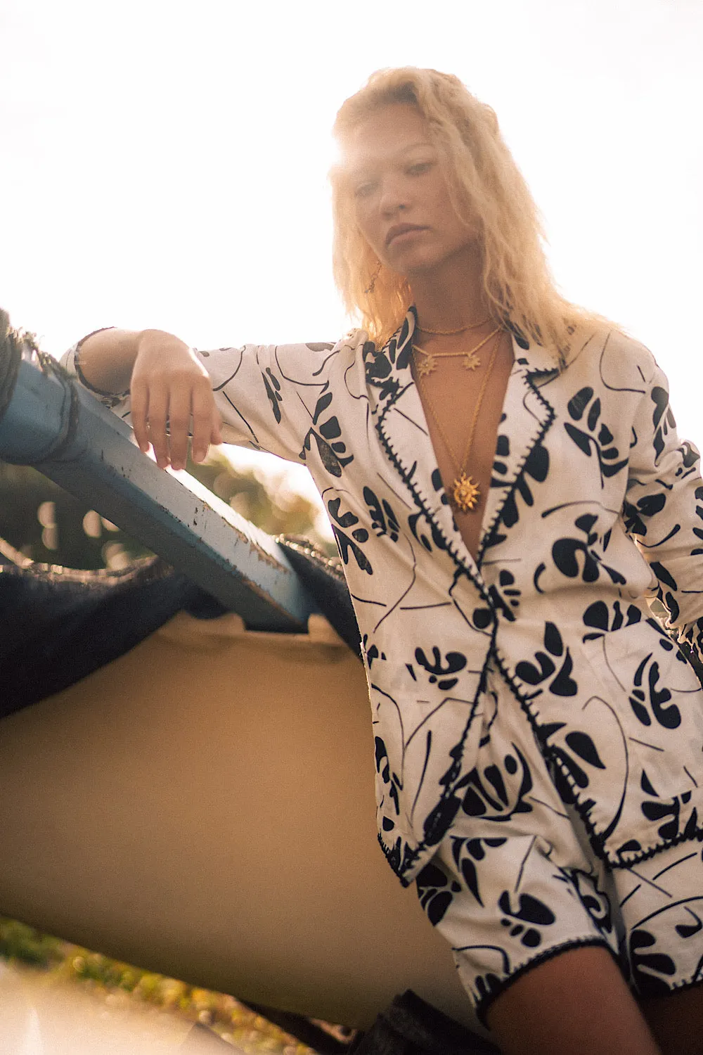Have A Little Mercy Linen Shorts