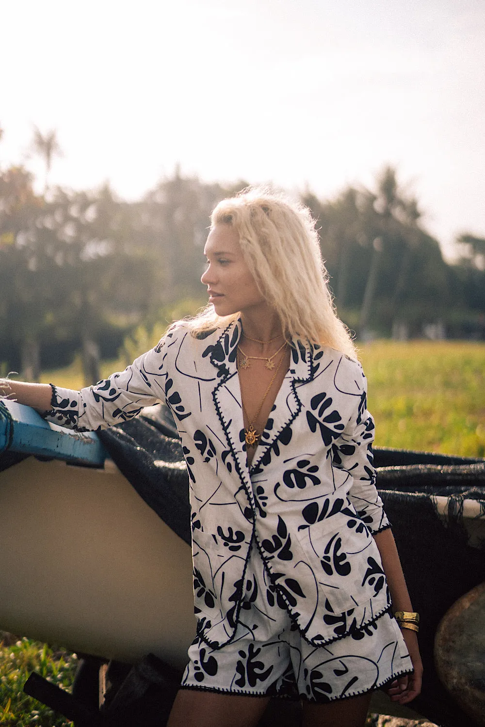 Have A Little Mercy Linen Shorts