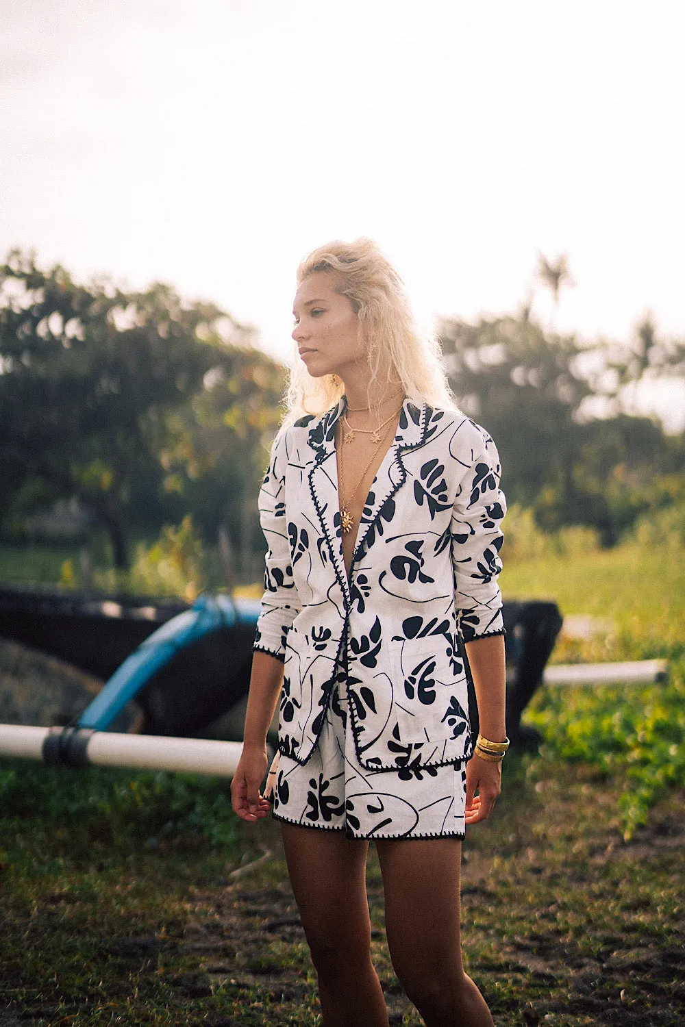 Have A Little Mercy Linen Shorts