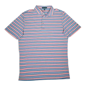 Helm Stripe Performance Polo Final Sale