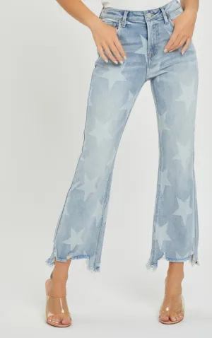 High Rise Star Jeans