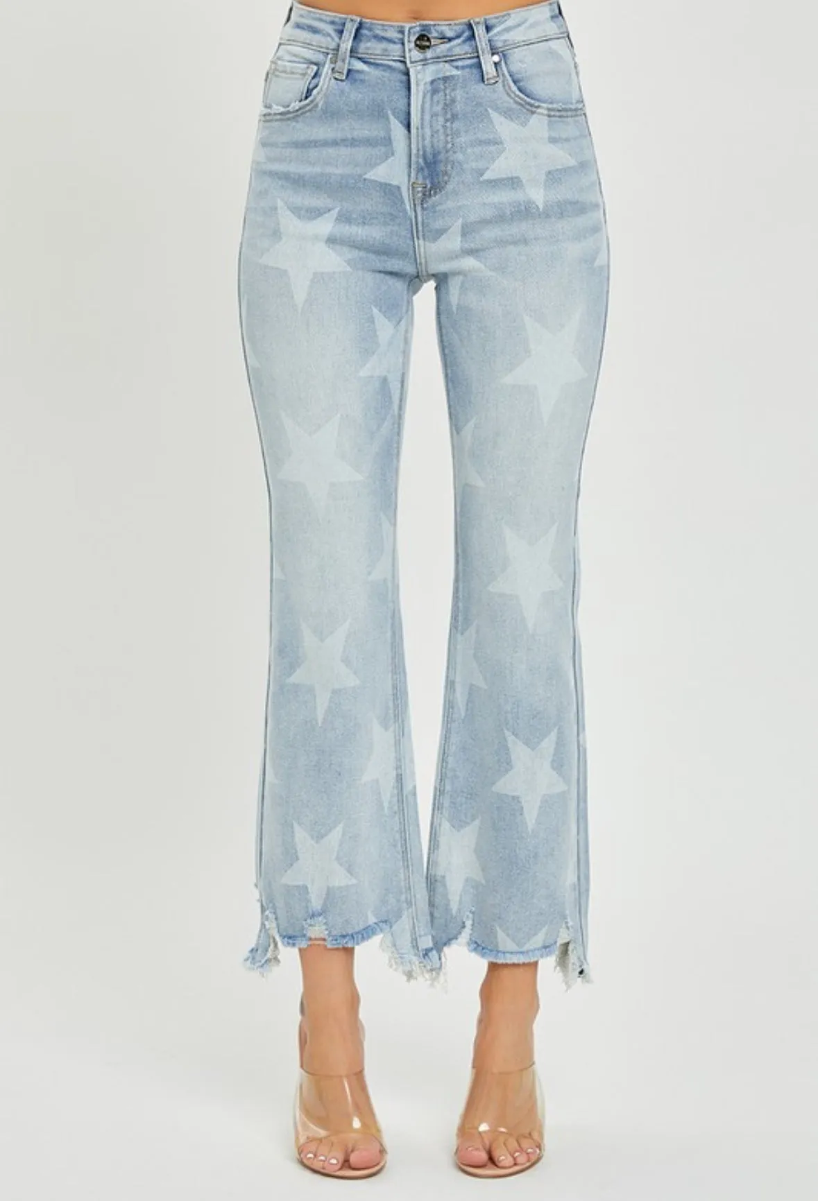 High Rise Star Jeans