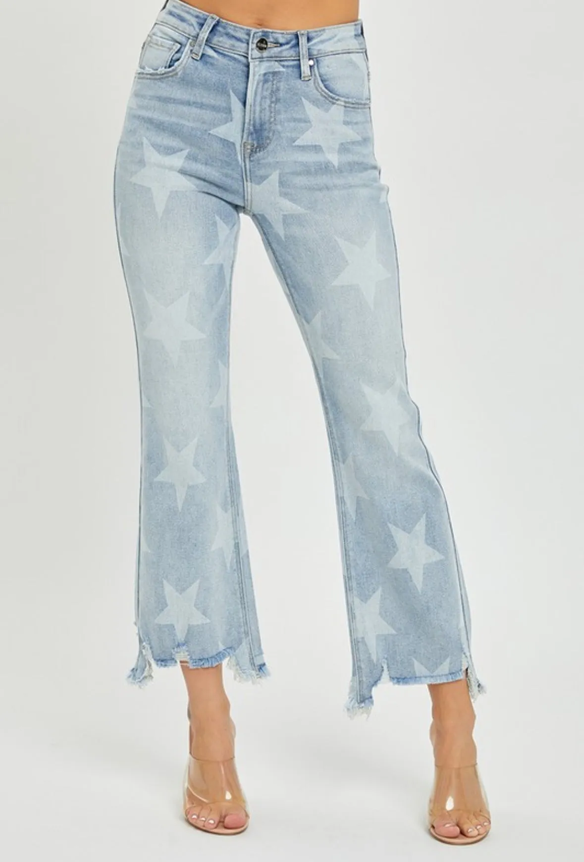 High Rise Star Jeans