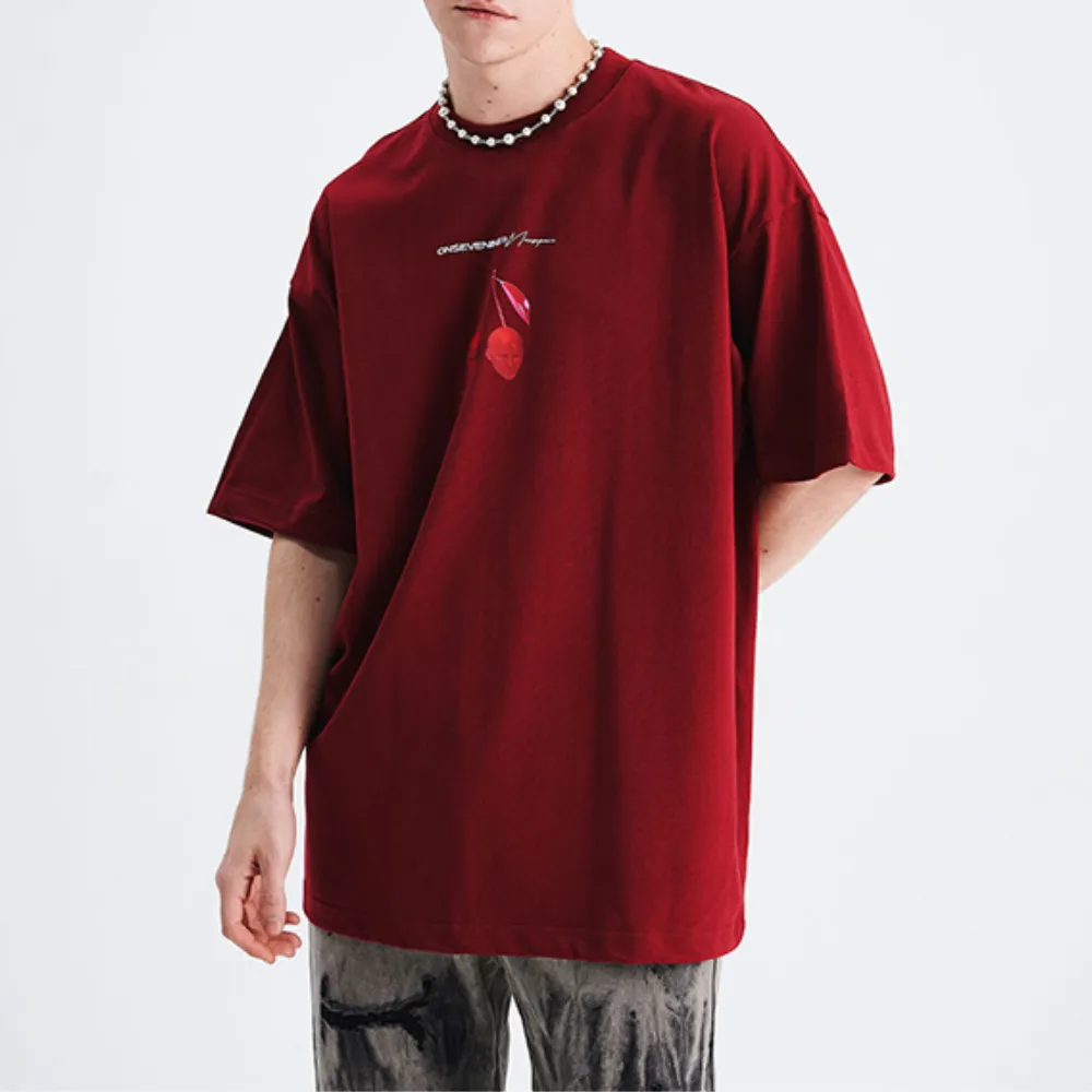 High Street Cherry Face T-Shirt