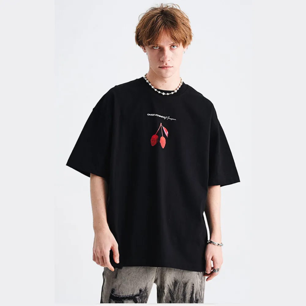 High Street Cherry Face T-Shirt