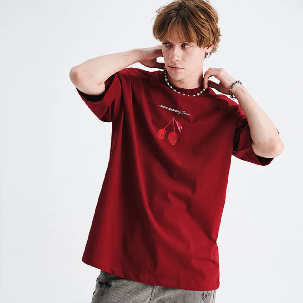 High Street Cherry Face T-Shirt