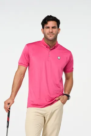 HOT PINK 3 GOLF POLO