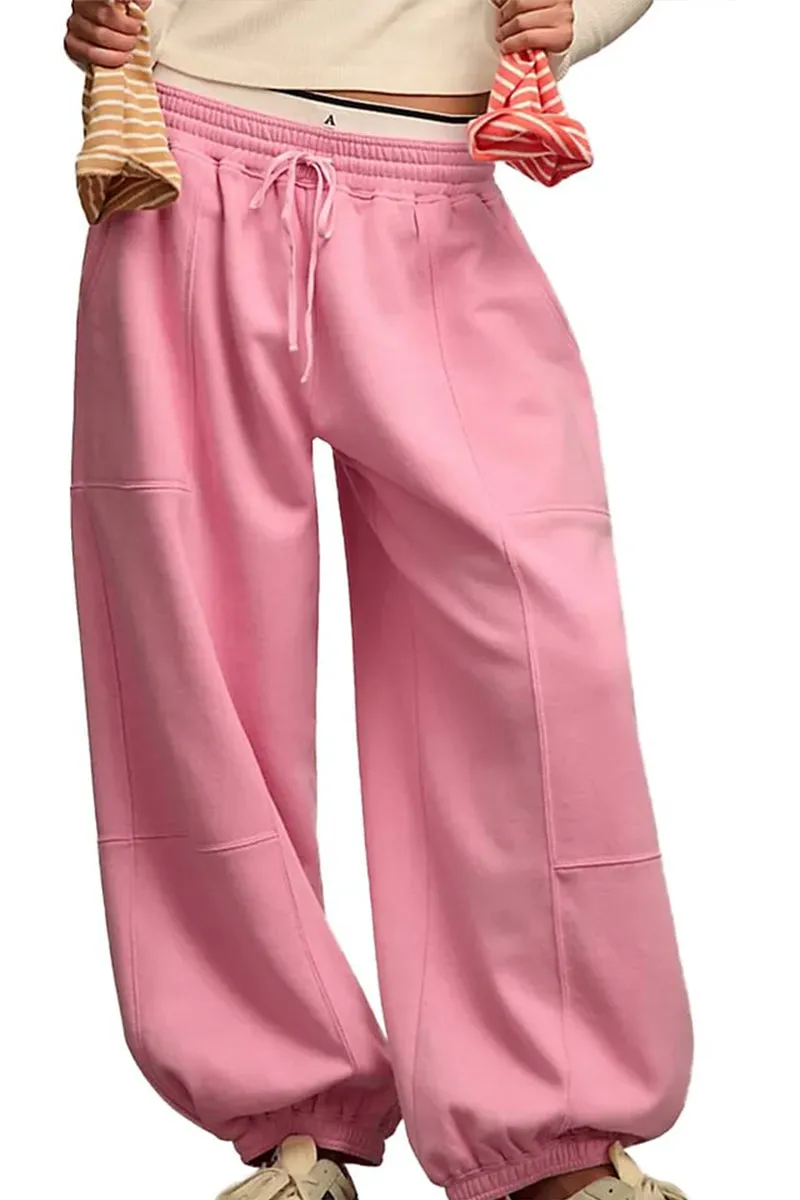 HPS1271 Relaxed Fit Drawstring Joggers Pant