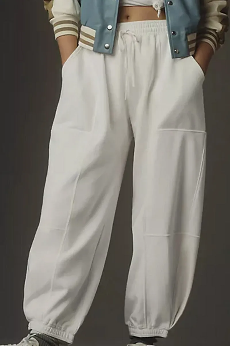 HPS1271 Relaxed Fit Drawstring Joggers Pant