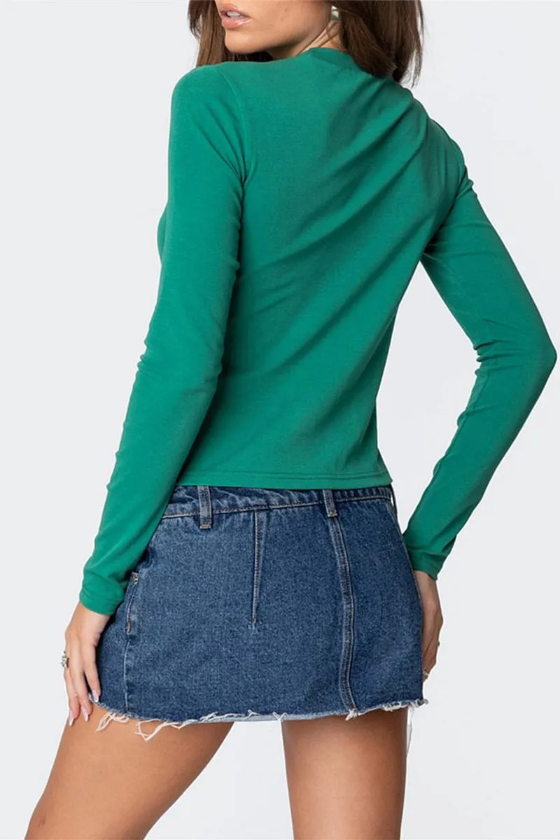 HTT1161 Retro 76 Crop Tee Top