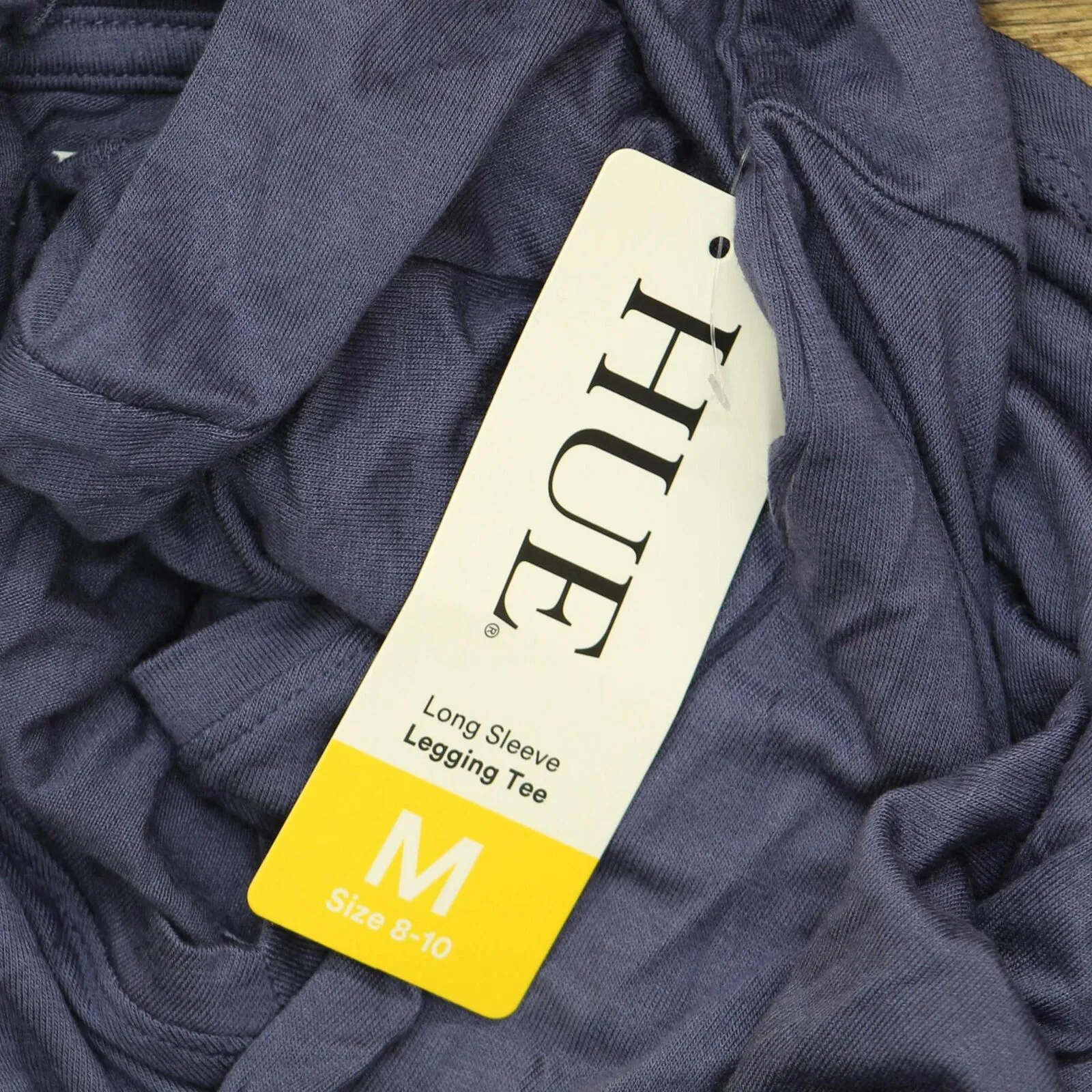 Hue Women's Ultra Soft Long Sleeve V-Neck High-Low Legging Tee 22152KM