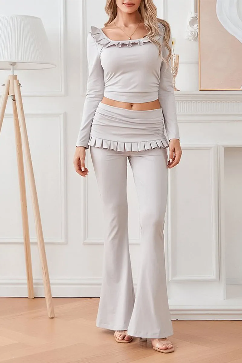 HUS1124 Ruffle Romance Lounge Set