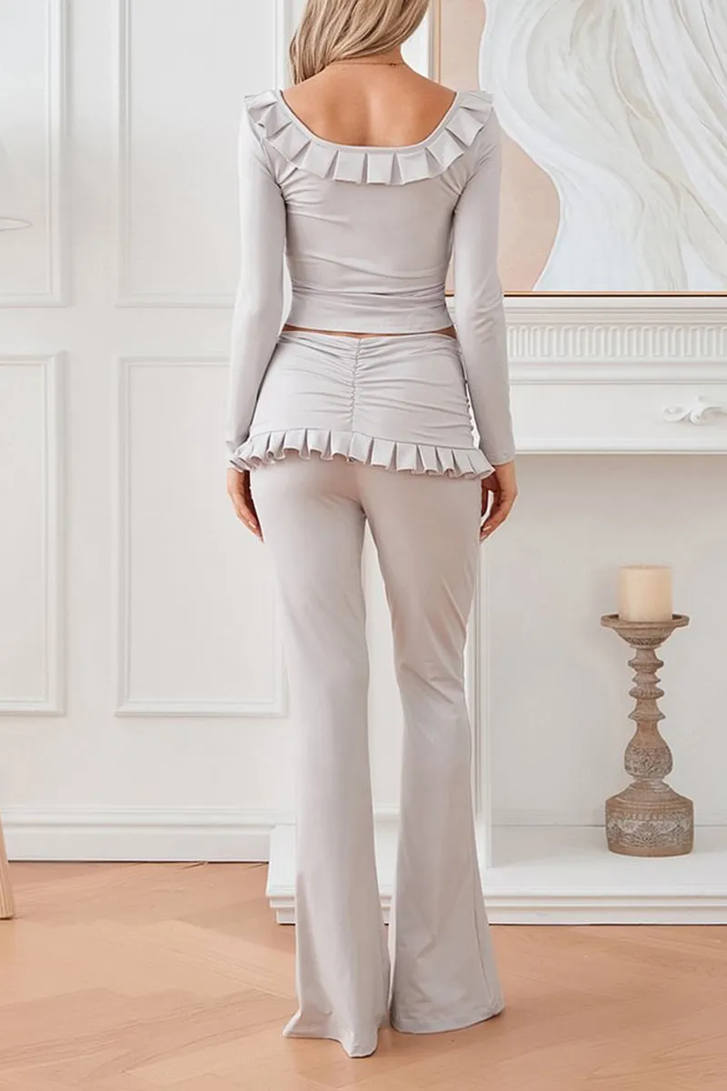HUS1124 Ruffle Romance Lounge Set
