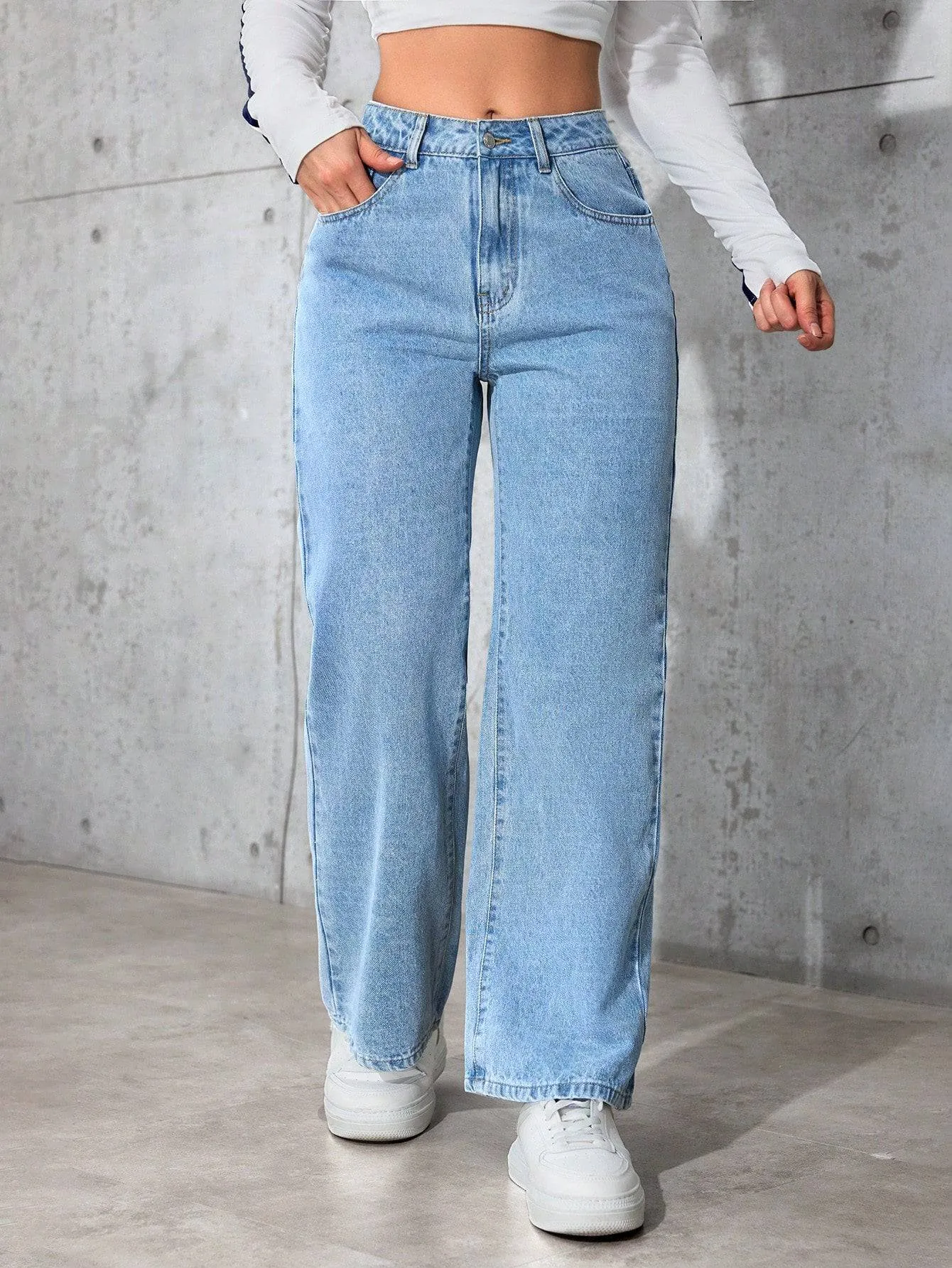 Infinity Fit Straight Leg Jeans