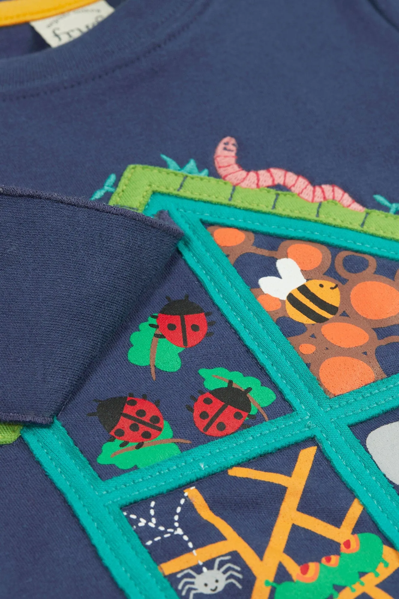 Interactive Bug Hotel Applique T-Shirt