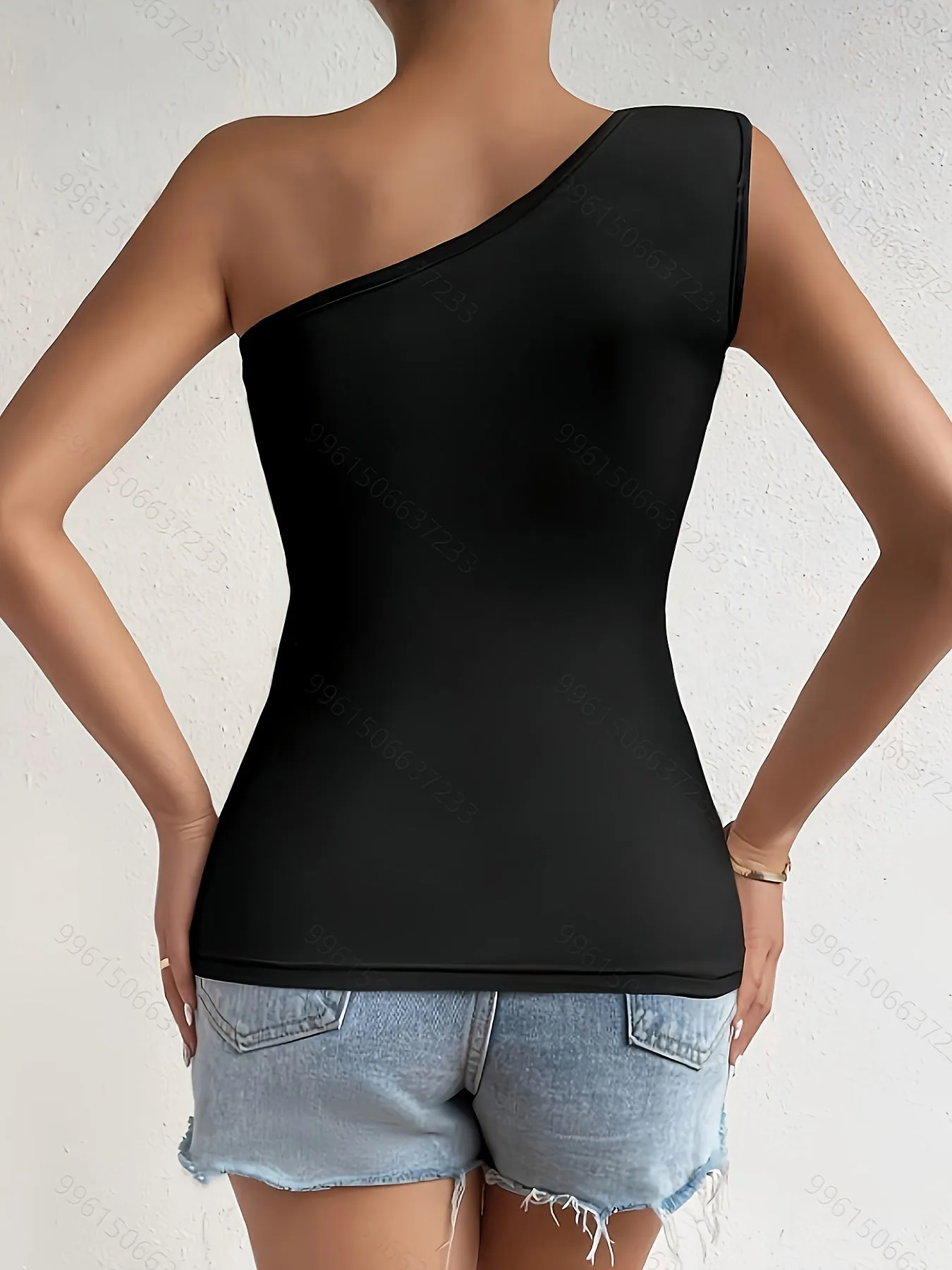 Isla™  | One-Shoulder Summer Knit Tank