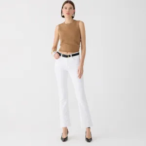 J.Crew 9&quot; Demi-boot Crop Jean White 29
