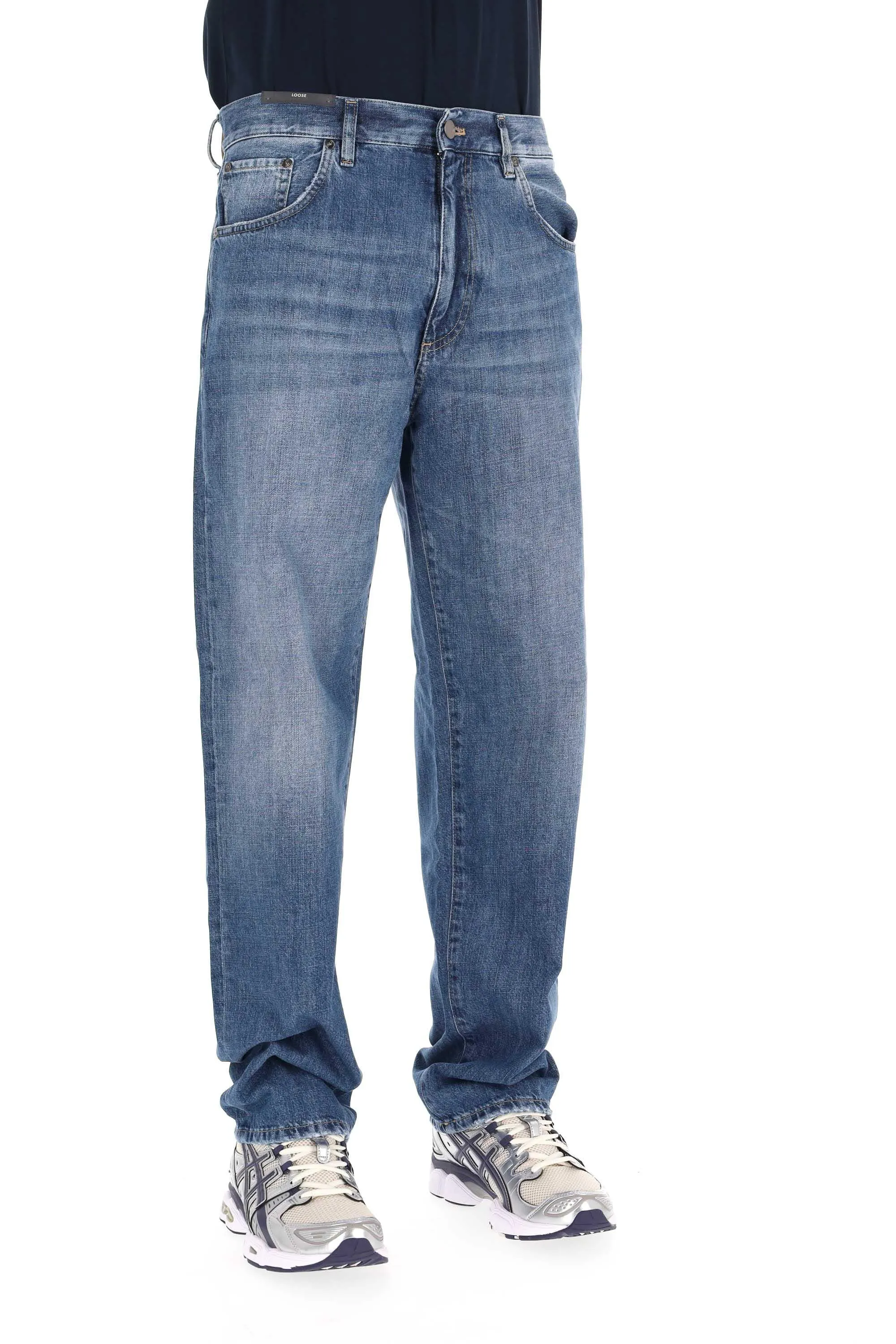 Jeans denim in puro cotone Loose fit