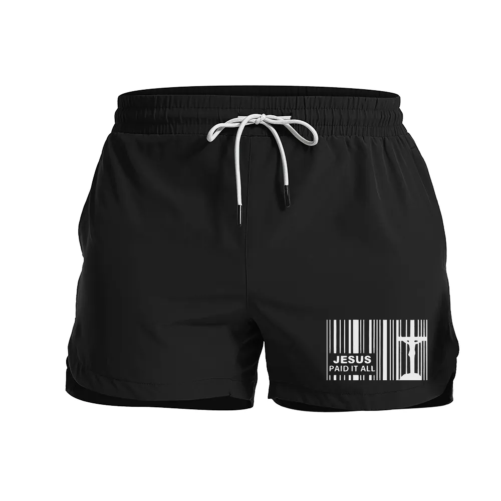 Jesus Graphic Shorts