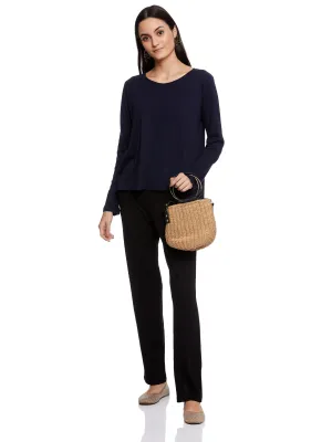 JOSS HI-LO TOP (NAVY)