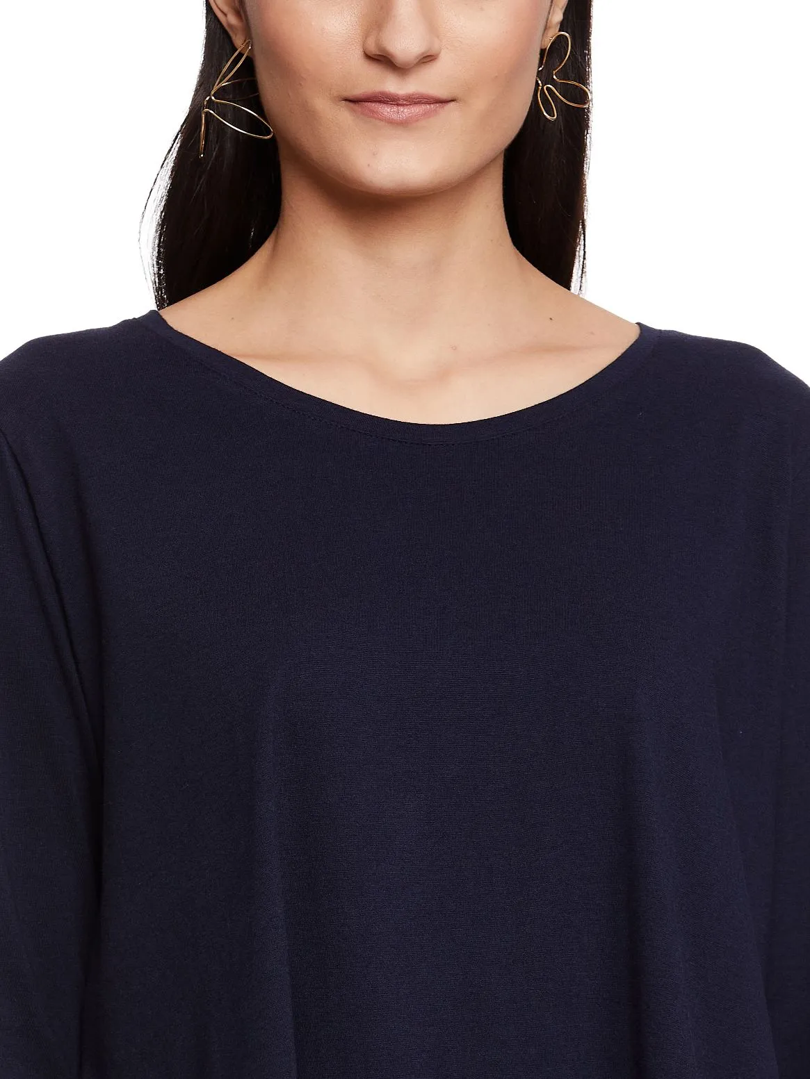 JOSS HI-LO TOP (NAVY)