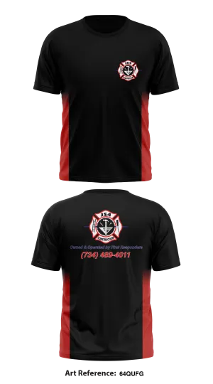 JS4 Construction  Store 1 Core Men's SS Performance Tee - 64qufG