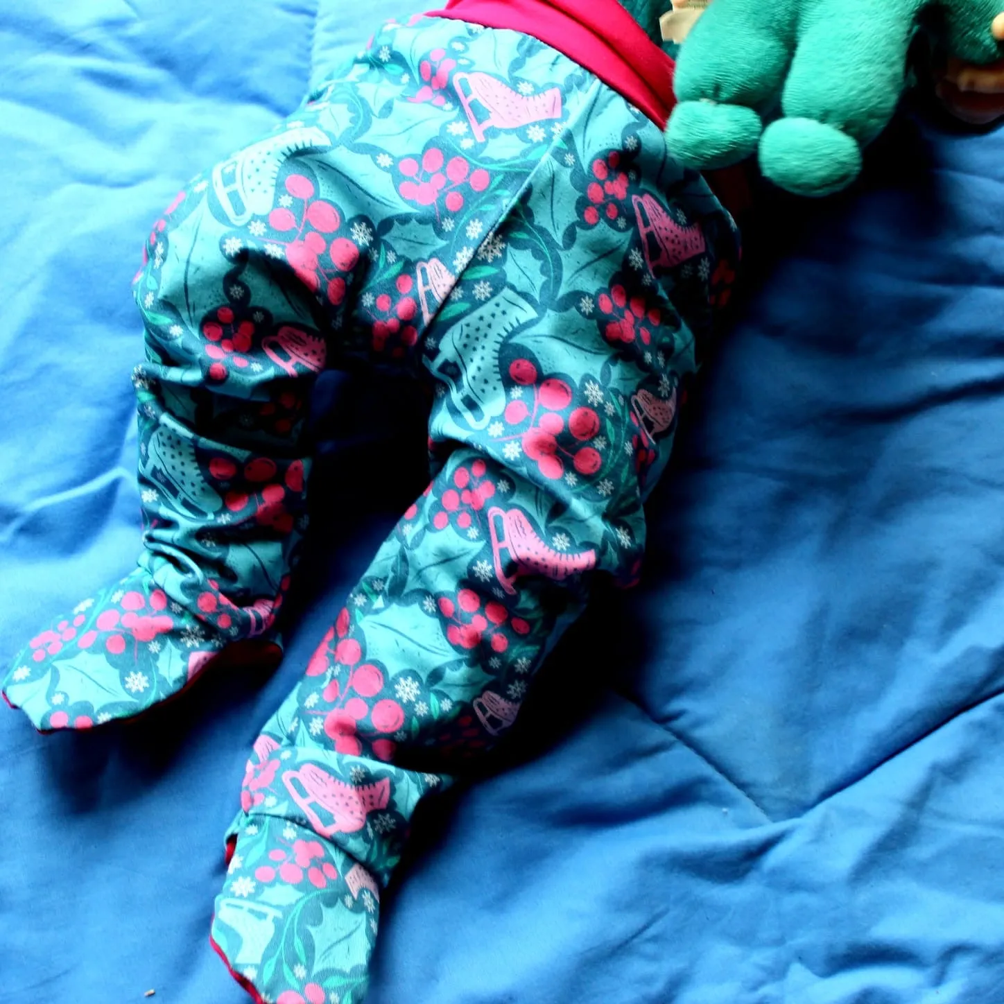 Kids Christmas Footed Leggings