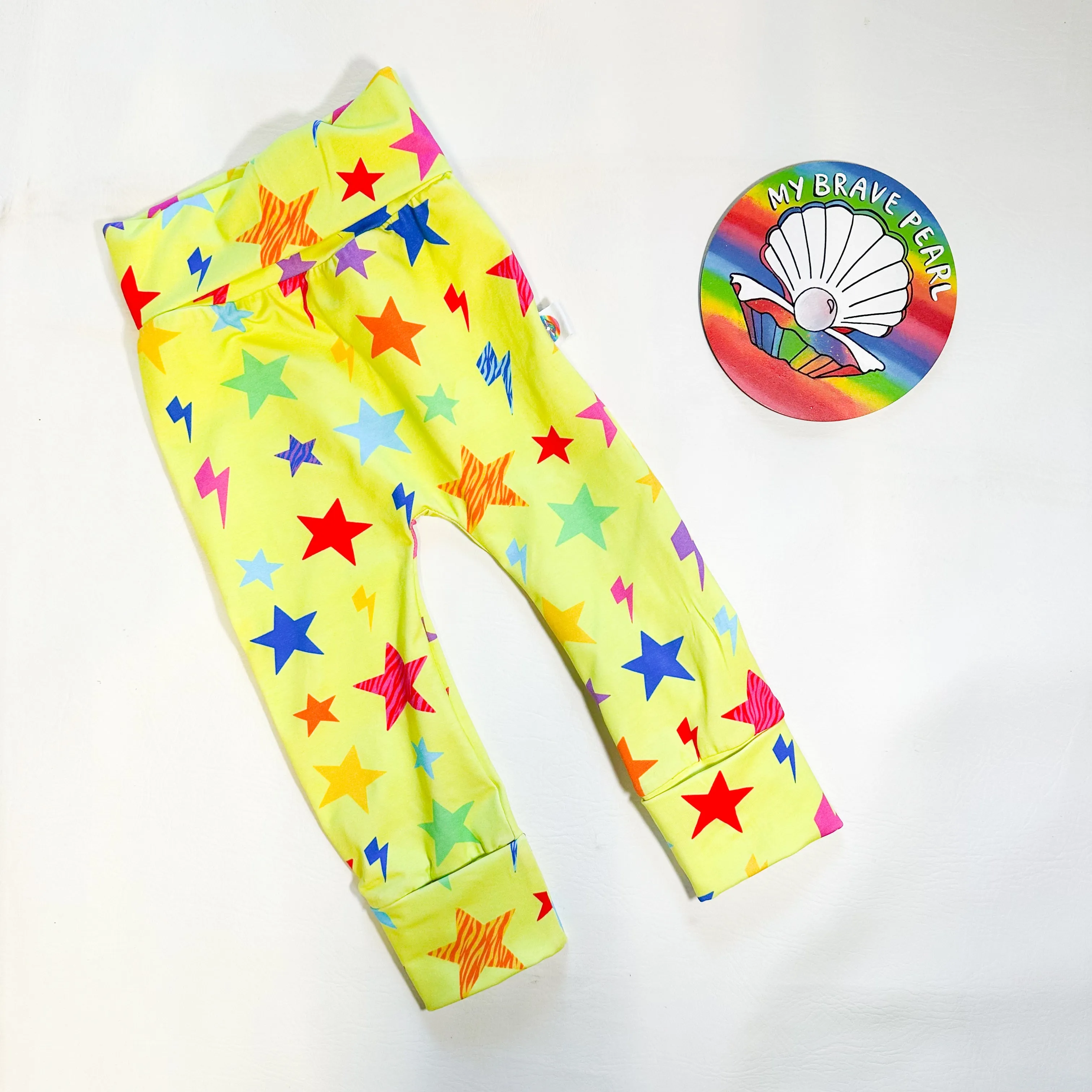 Kids Ready To Ship 6M-3Y Grow-With-Me Yellow Stars Harems