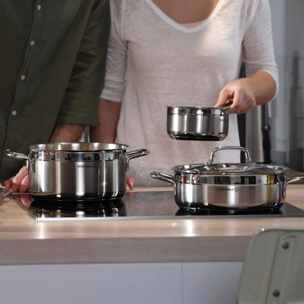 Korkmaz Alfa Cookware set 9 Pieces A1660
