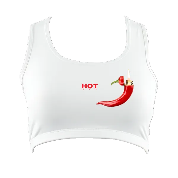 Ladies cool sports crop top