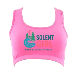 Ladies cool sports crop top