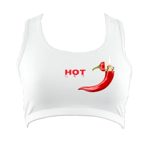 Ladies cool sports crop top