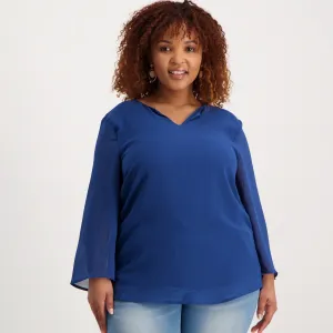 Ladies V-Neck Co-Ord Cami - Dark Blue