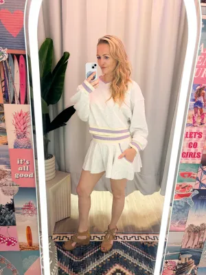 Lavender Lounge Flare Shorts