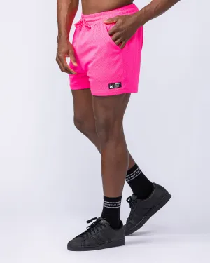 Lay Up 3.5" Shorts - Bright Pink