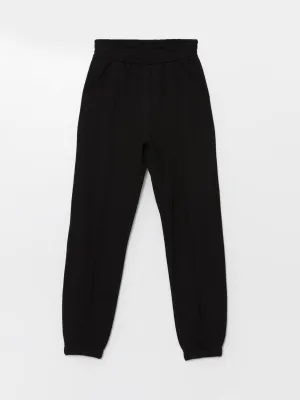 Lcw Kids Girls' Thick Jogger Sweatpants With Elastic Waist