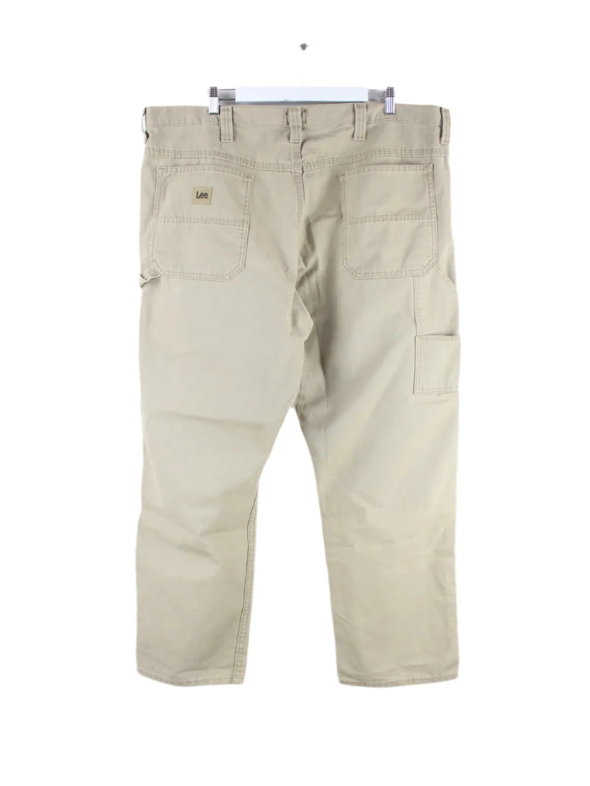 Lee 00s Workwear Loose Fit Carpenter Jeans Beige W42 L30