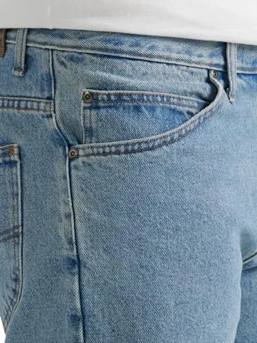 Lee Men's Legendary Relaxed Fit 5-Pocket Denim Short, Light Stone, 38