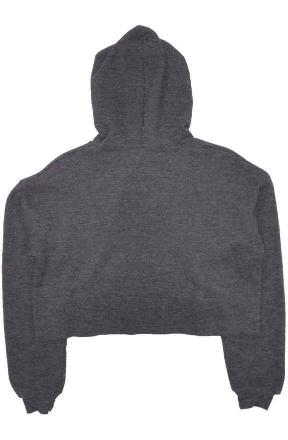 Legion of Noir Women's grey crop Hoodie